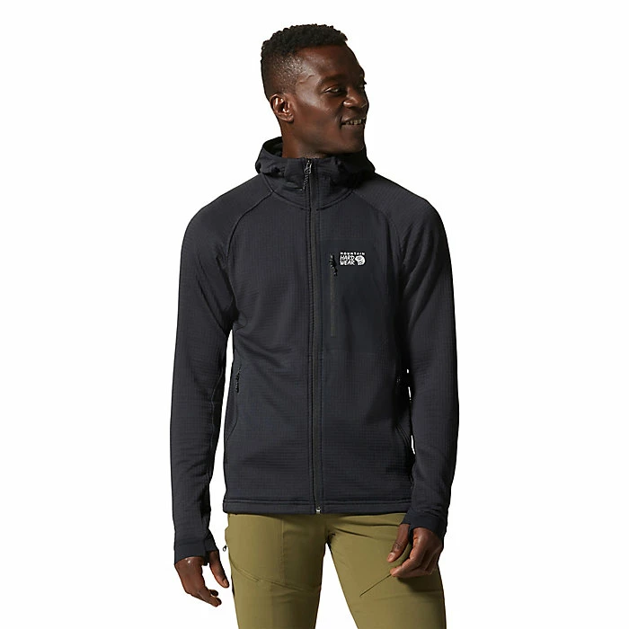 Mountain Hardwear Men's Polartec Power Grid Full Zip Hoody 11 Mountain Hardwear Men's Polartec Power Grid Full Zip Hoody - Image 9