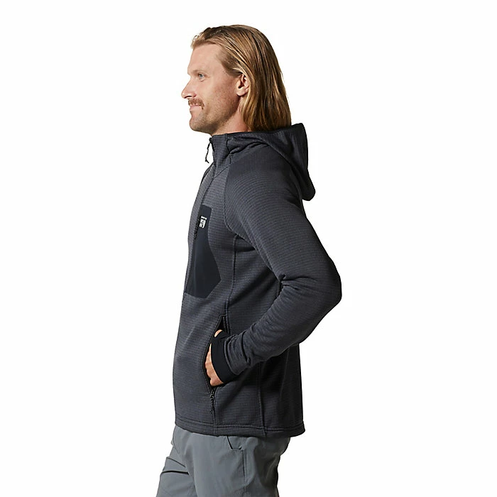 Mountain Hardwear Men's Polartec Power Grid Full Zip Hoody 4 Mountain Hardwear Men's Polartec Power Grid Full Zip Hoody - Image 2