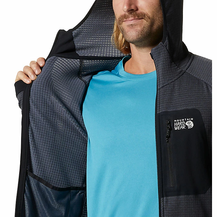 Mountain Hardwear Men's Polartec Power Grid Full Zip Hoody 7 Mountain Hardwear Men's Polartec Power Grid Full Zip Hoody - Image 5