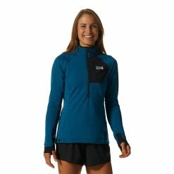 Mountain Hardwear Women's Polartec Power Grid Half Zip Jacket -Cold Ready Shop 10559971x1256015 zm