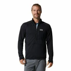 Mountain Hardwear Men's Polartec Power Grid Half Zip Jacket -Cold Ready Shop 10559973x1012905 zm